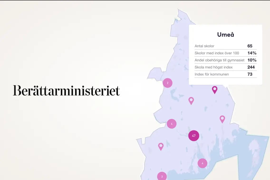 Exposing socio-economic gaps in Swedish schools
