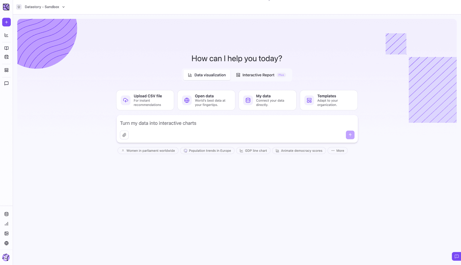 Datastory platform overview video placeholder
