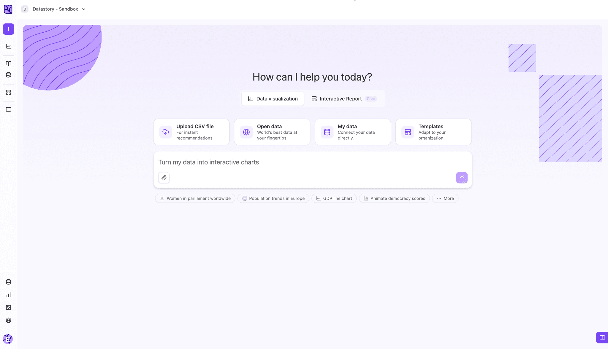 Datastory platform overview video placeholder