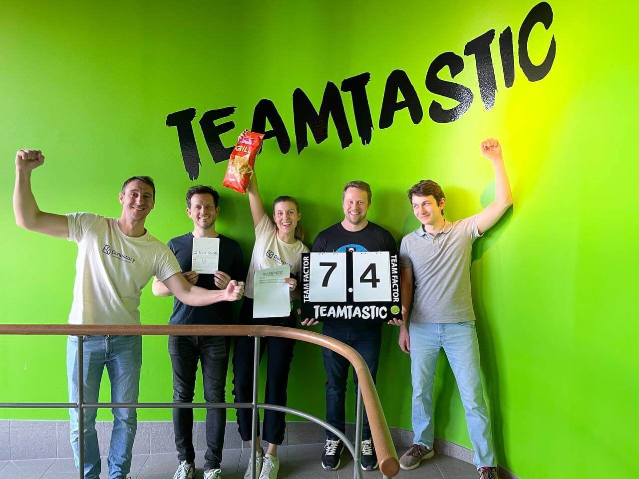 Team in the city